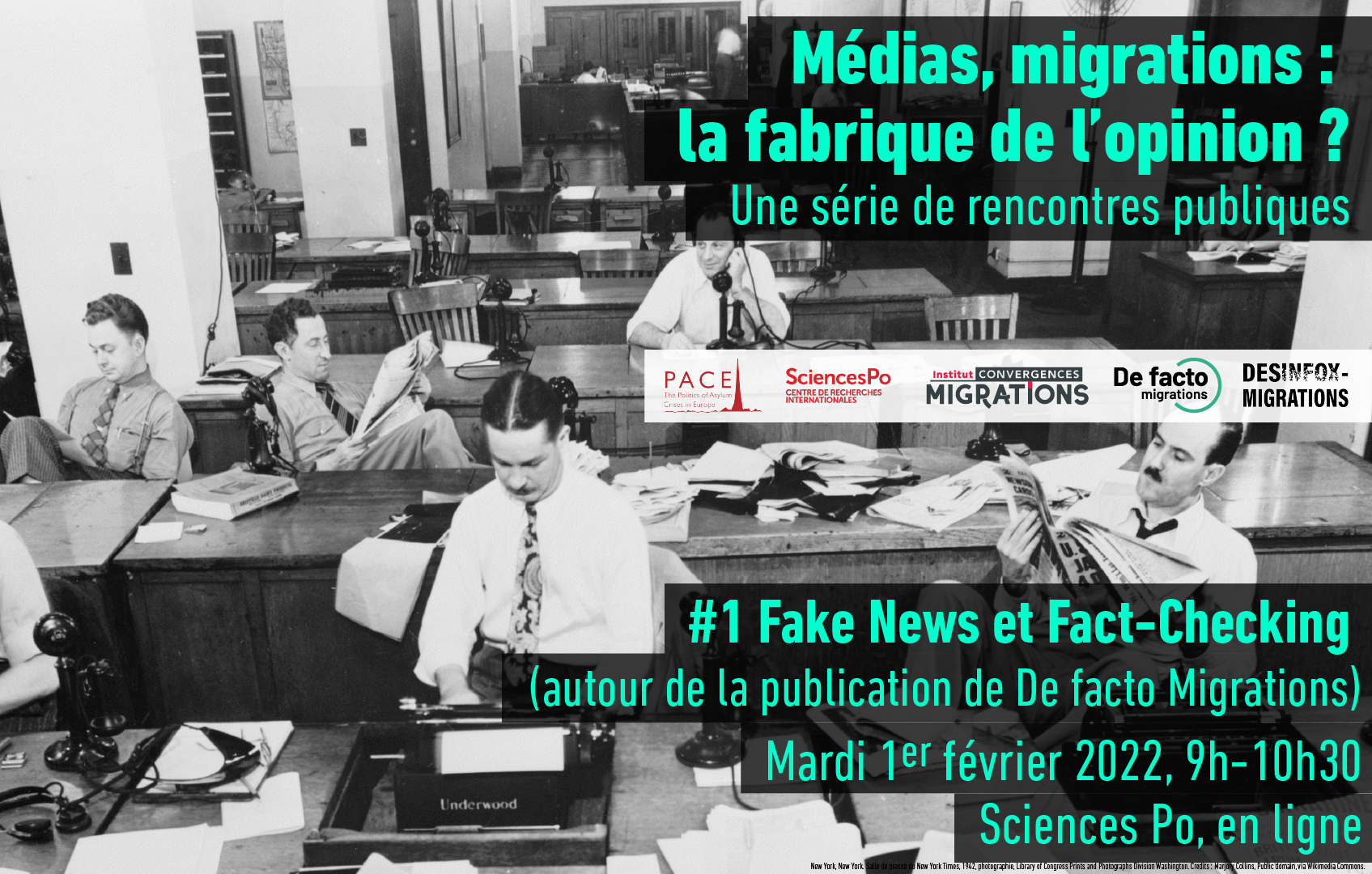 Fake News et Fact-Checking  (autour de la publication de De facto Migrations) — Table ronde #1